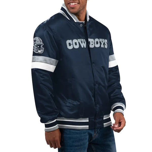 Buy NFL Dallas Cowboys Satin Jacket For Men and Women