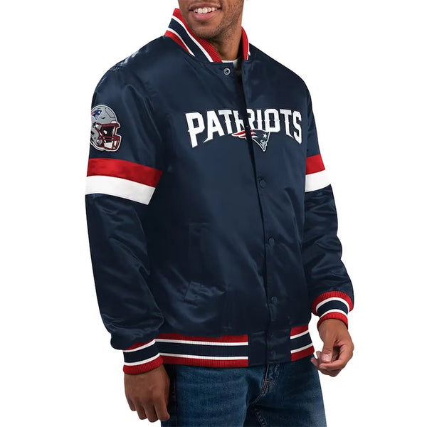 Buy NFL New England Patriots Satin Jacket for Men and Women
