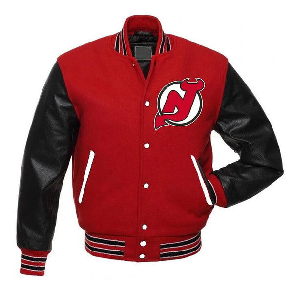 Buy NHL Varsity Jersey Devils Wool Jacket Men and Women