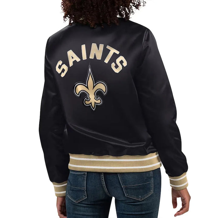 Lightweight game day jacket New Orleans Saints fans in USA