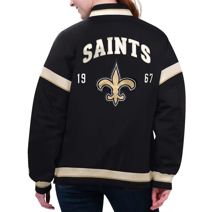 Game day varsity jacket for New Orleans Saints fans in USA