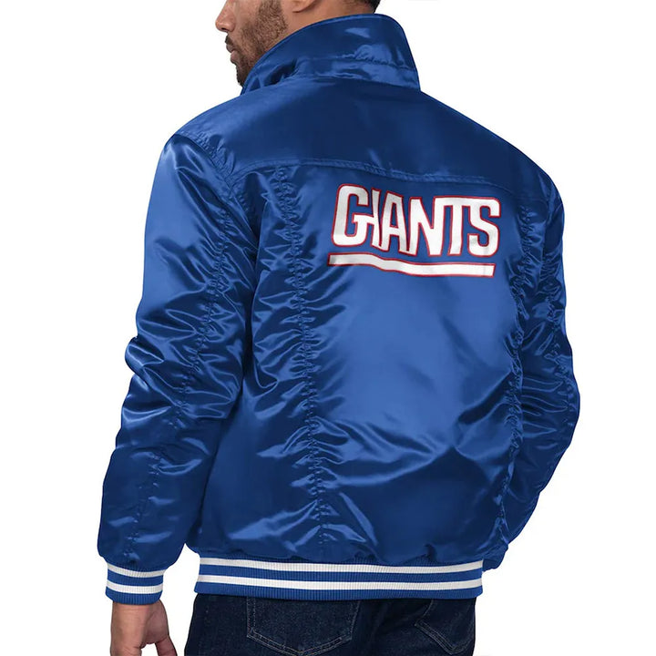 Comfortable New York Giants satin jacket for game day in USA