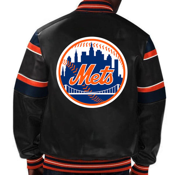 Buy MLB NEW York Mets Leather Jacket For Men and Women
