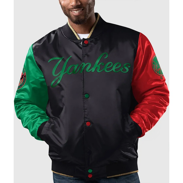 Buy New York Yankees Ty Mopkins Black History Month Jacket For Men and Women