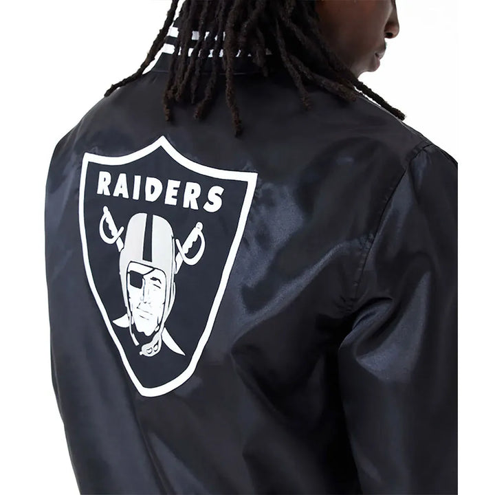 Premium NFL Raiders black bomber satin jacket in USA