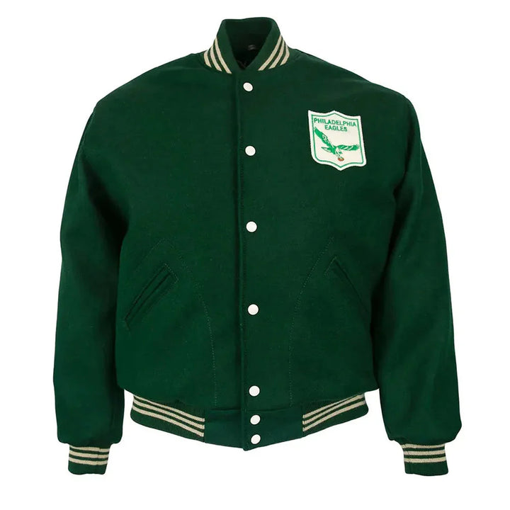 Philadelphia Eagles 1960 varsity green wool jacket

