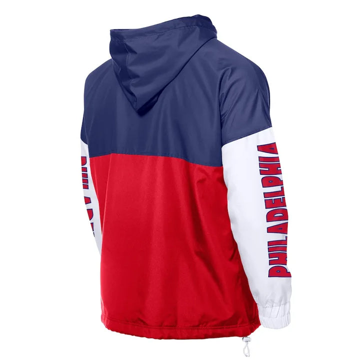 Phillies unisex color block fan jacket

