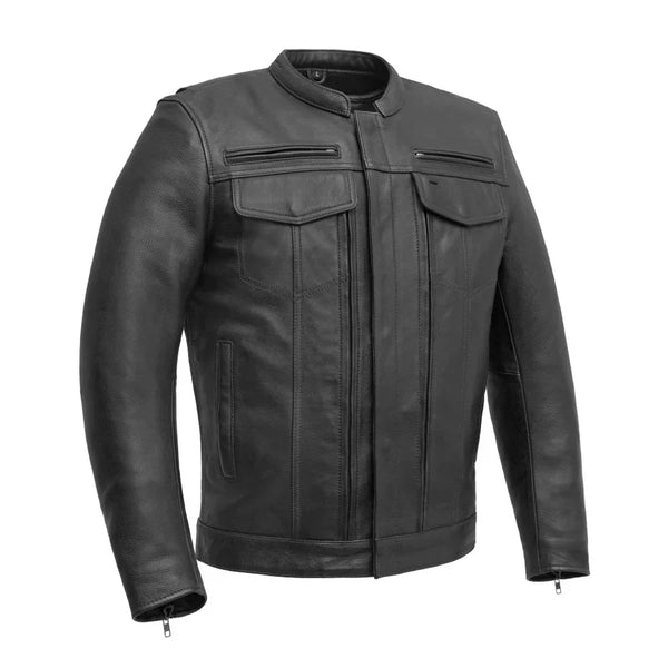 Buy Decent Raider Men's Motorcycle Leather Jacket