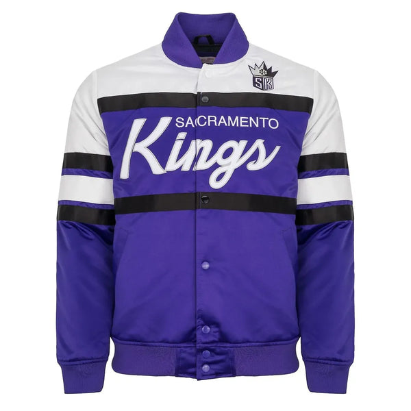 Front View NBA Houston Rockets Satin Jacket Men and Women