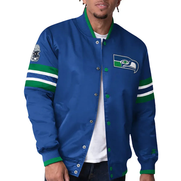 NFL Seattle Seahawks satin jacket for men and women in USA