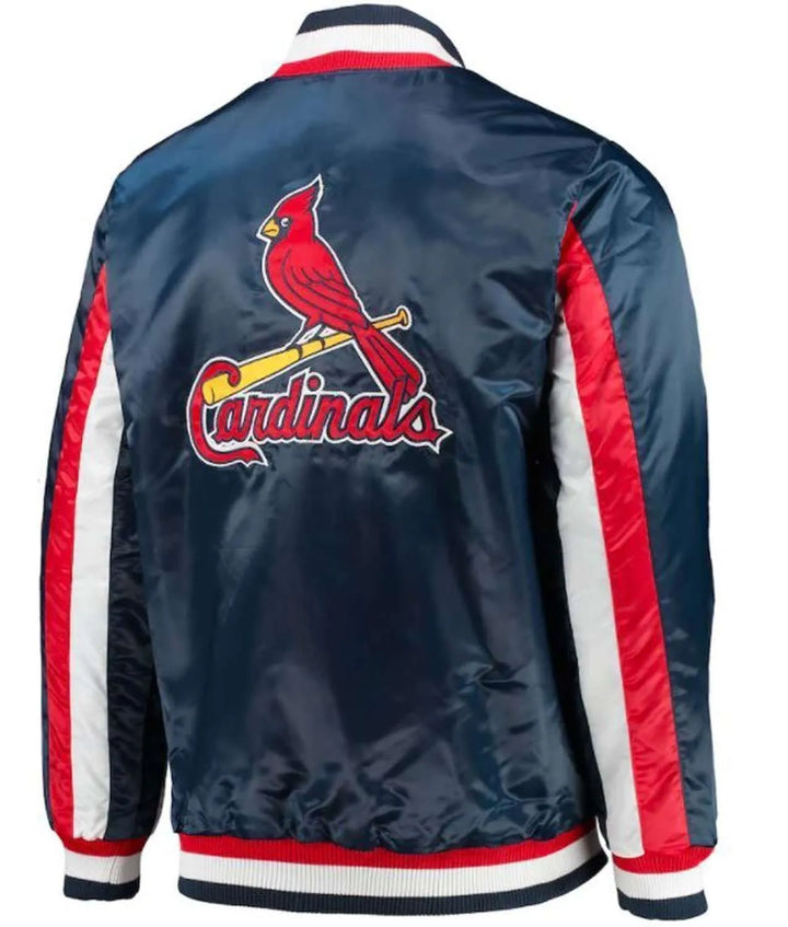 St. Louis Cardinals Navy Blue Varsity Bomber Jacket


