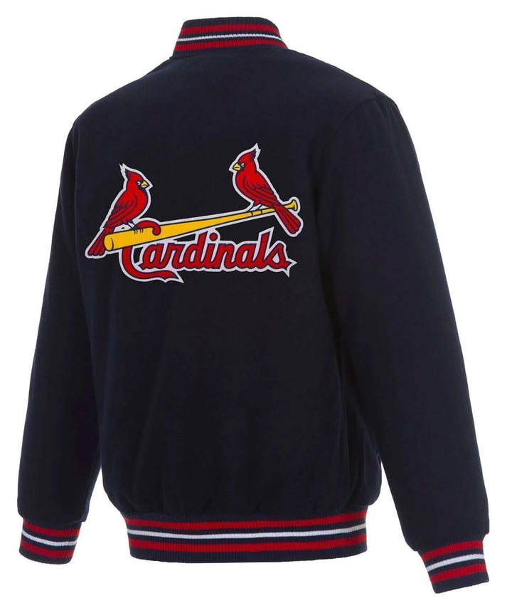 Wool varsity jacket with Cardinals logo

