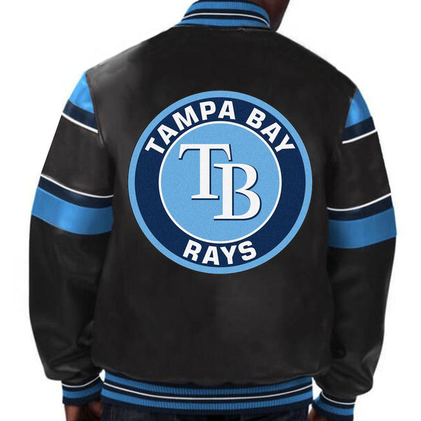 Buy MLB Tampa Bay Rays Leather Jacket For Men and Women
