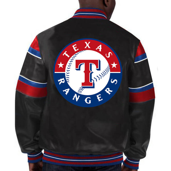 Buy MLB Texas Rangers Leather Jacket For Men and Women