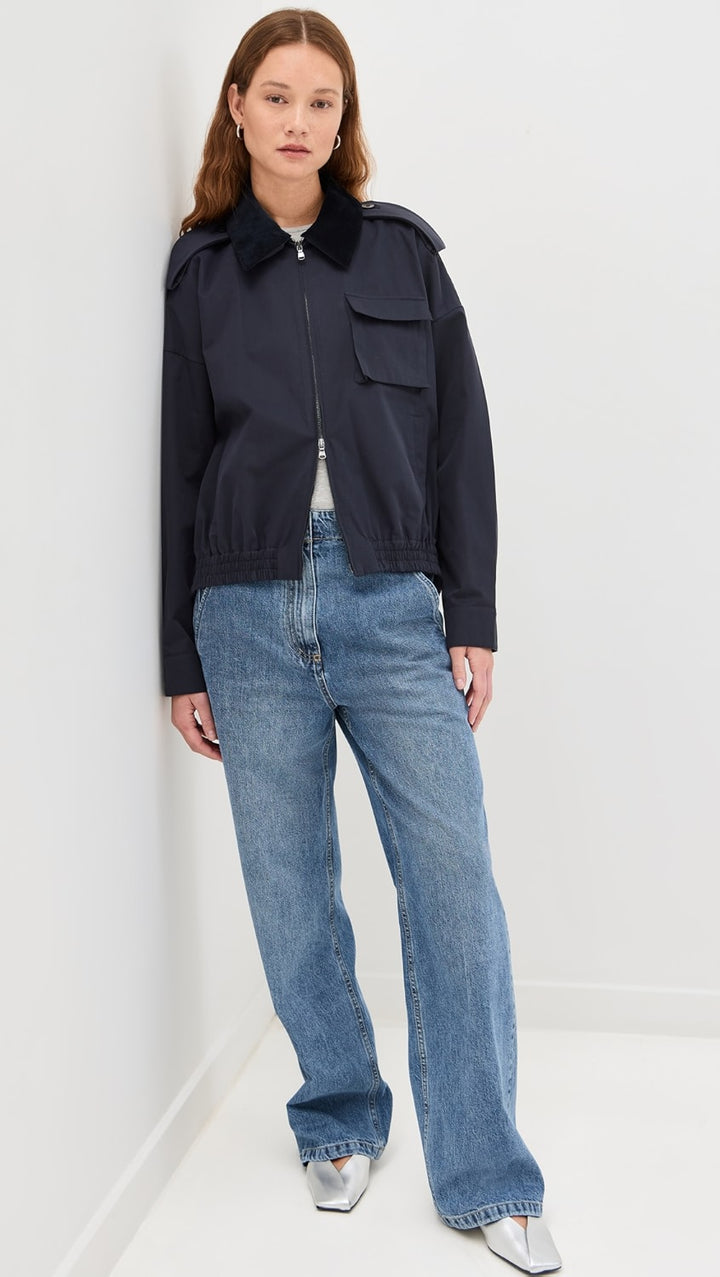 Classic bomber jacket made from durable Bio Twill material in USA