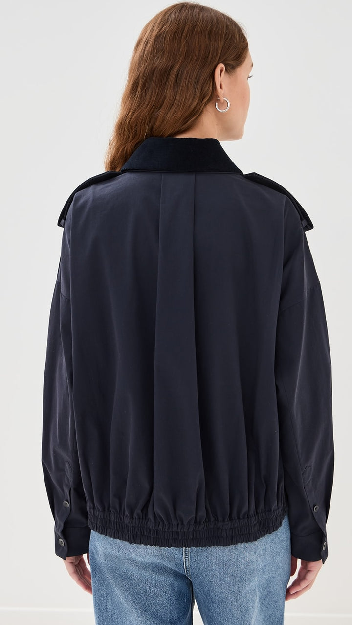 Lightweight Bio Twill bomber jacket with sleek fit in USA
