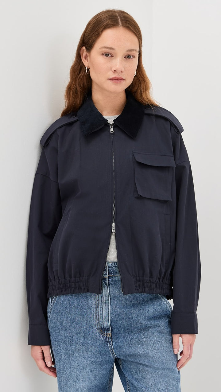 Trendy Bio Twill fabric bomber jacket with modern design in USA