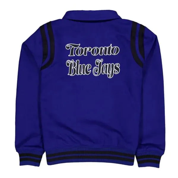Toronto Blue Jays Sport Night Teddy Varsity Jacket in American Style
