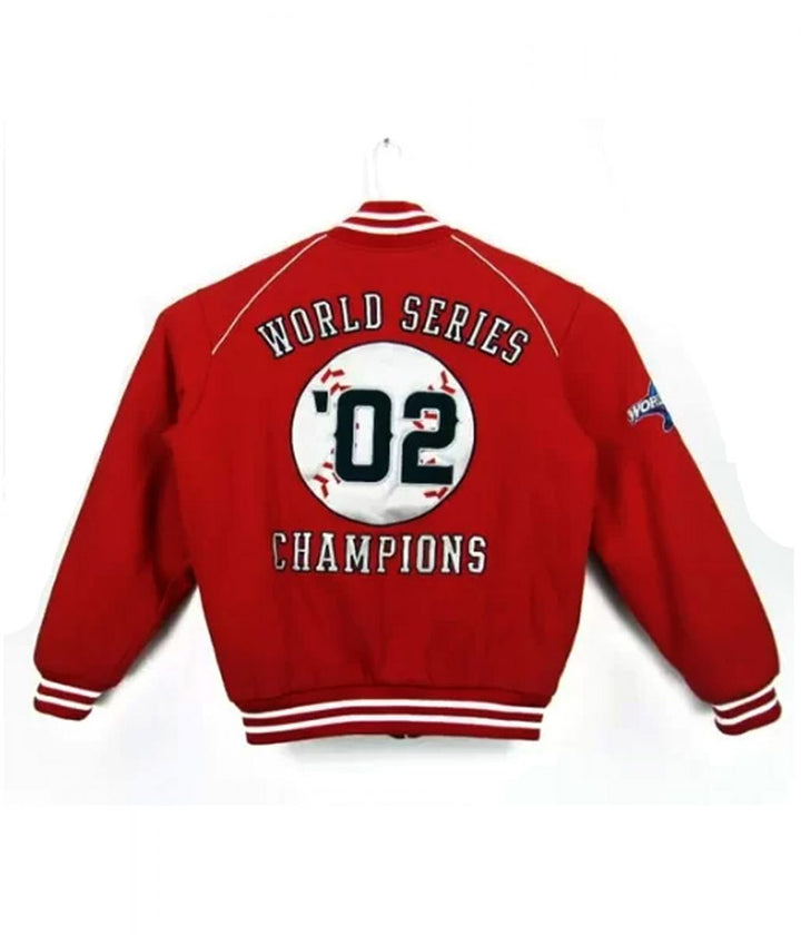 Varsity LA Angels World Series Red Wool Jacket