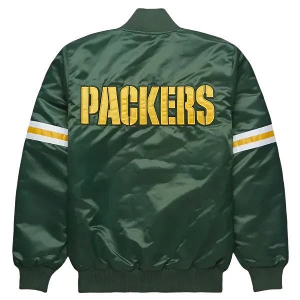 Stylish NFL Packers satin jacket for men and women in USA