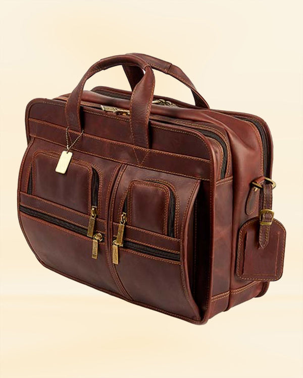 Cow leather Legendary Executive Computer Briefcase in usa