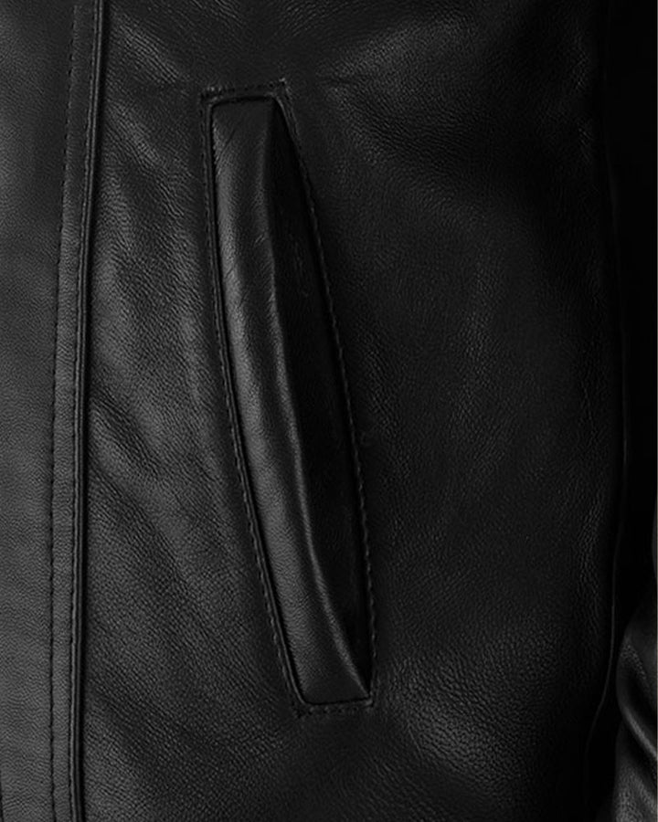 "Get the best of both worlds with a faux fur Sherpa lined leather jacket in USA"