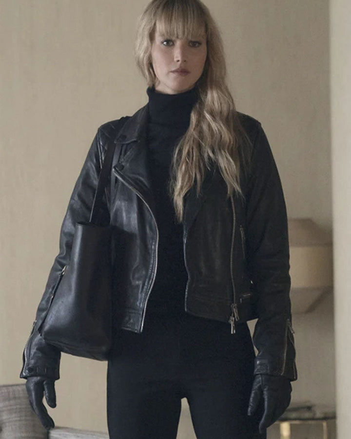 Jennifer Lawrence Leather Jacket