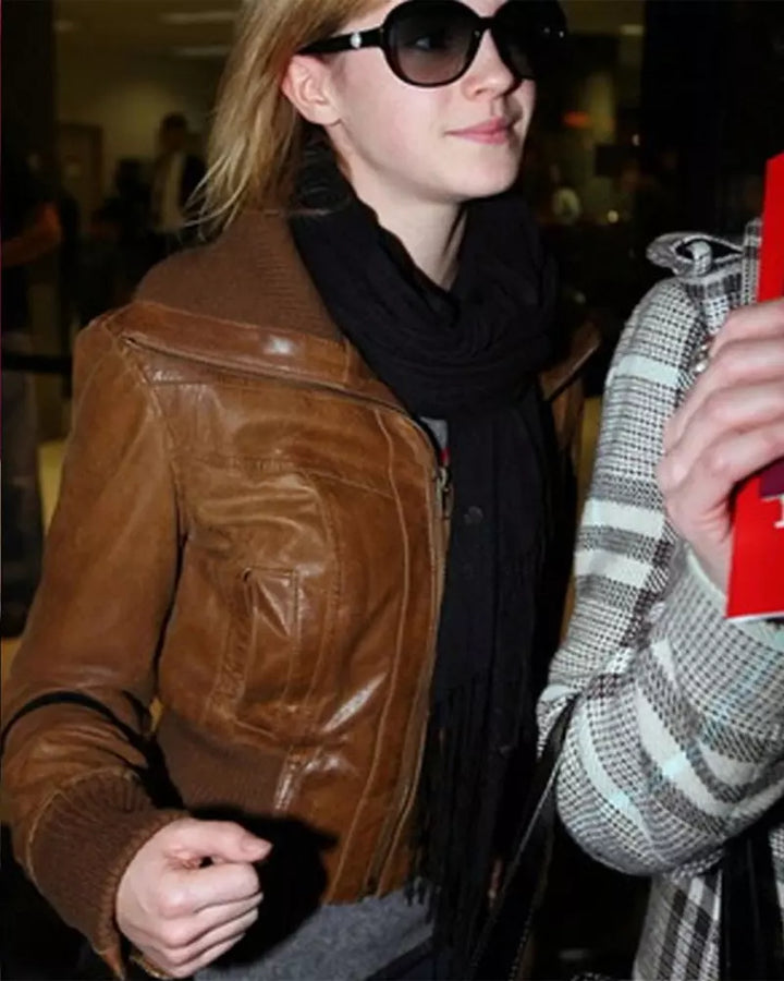 Emma Watson Leather Jacket