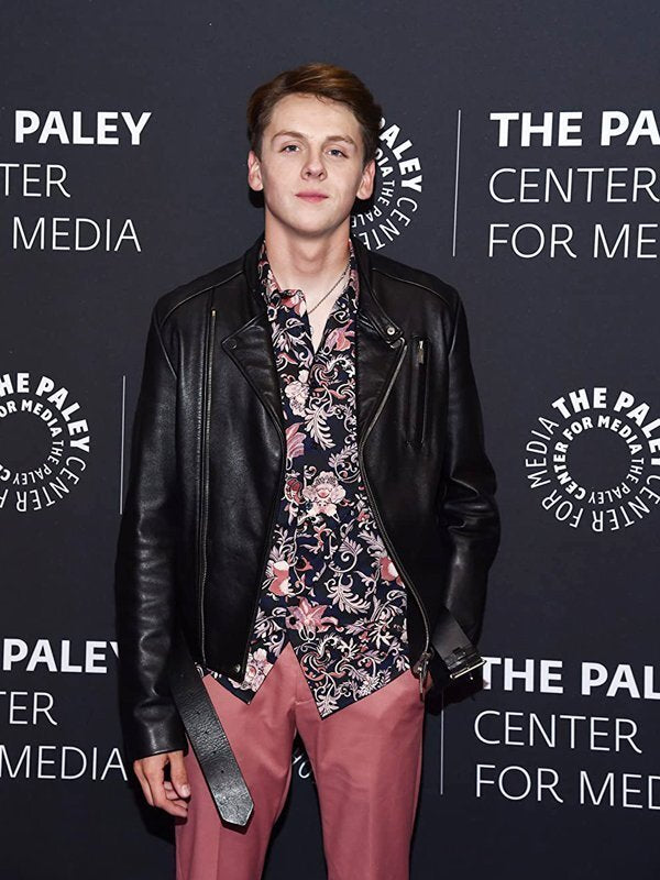 Step up your fashion game with this celebrity-inspired leather jacket worn by Jacob Bertrand in American style