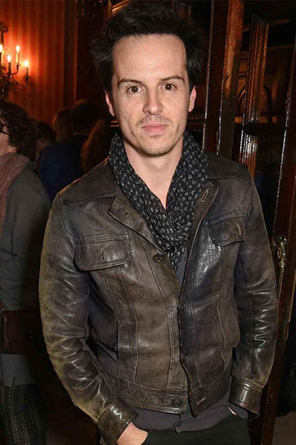 Buy Premium Quality and Amazing Leather Jacket Worn By Andrew Scott's | Andrew Scott's Premium Quality and Amazing Leather Jacket