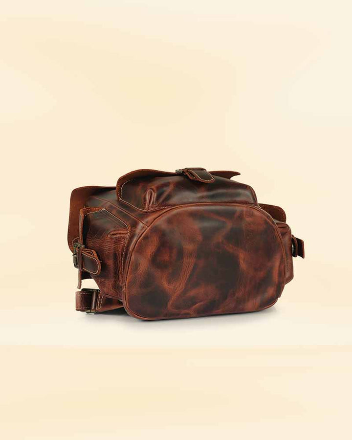 Versatile and Trendy Leather Backpack in France market