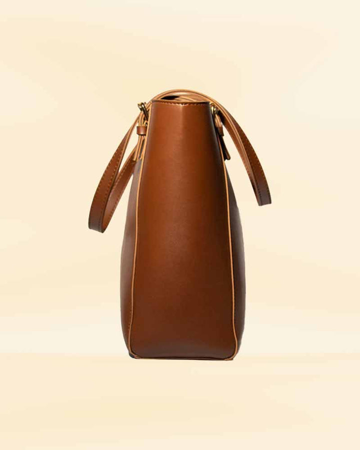 Vegan leather construction for an eco-conscious choice American market