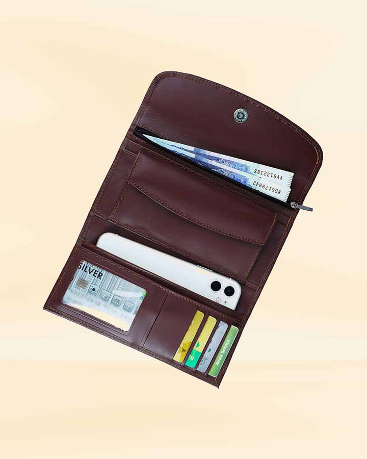 Versatile Women's Leather Clutch in usa