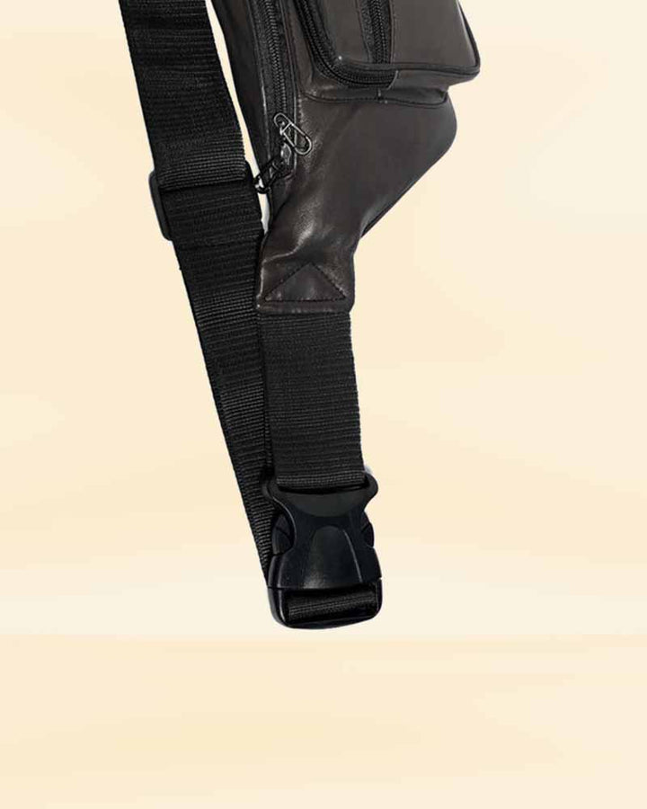 Sleek Black Crossbody Bag in American market