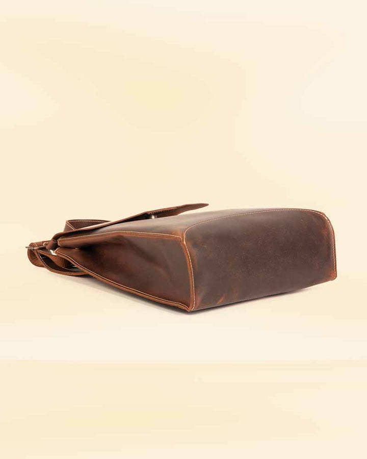 Stylish and versatile Pricy Leather Slim Backpack in American style