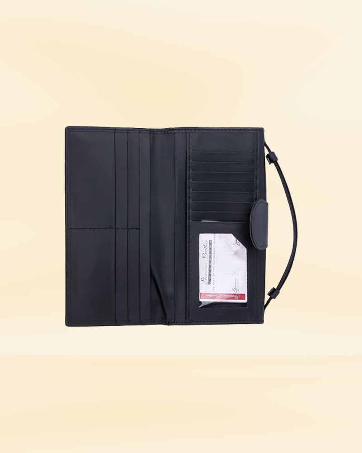 Genuine leather clutch wallet for women in usa
