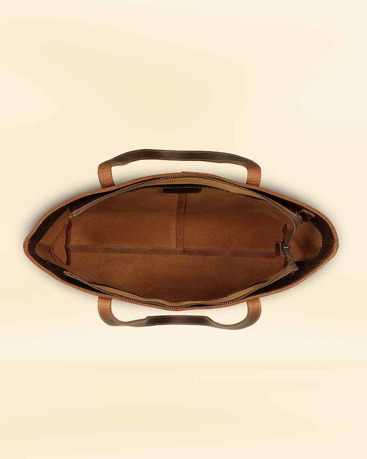 Sophisticated Leather Tote Bag in UK market