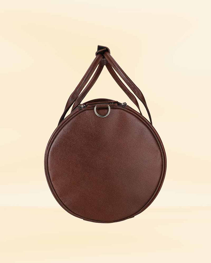 Durable leather luggage for travel in USA market