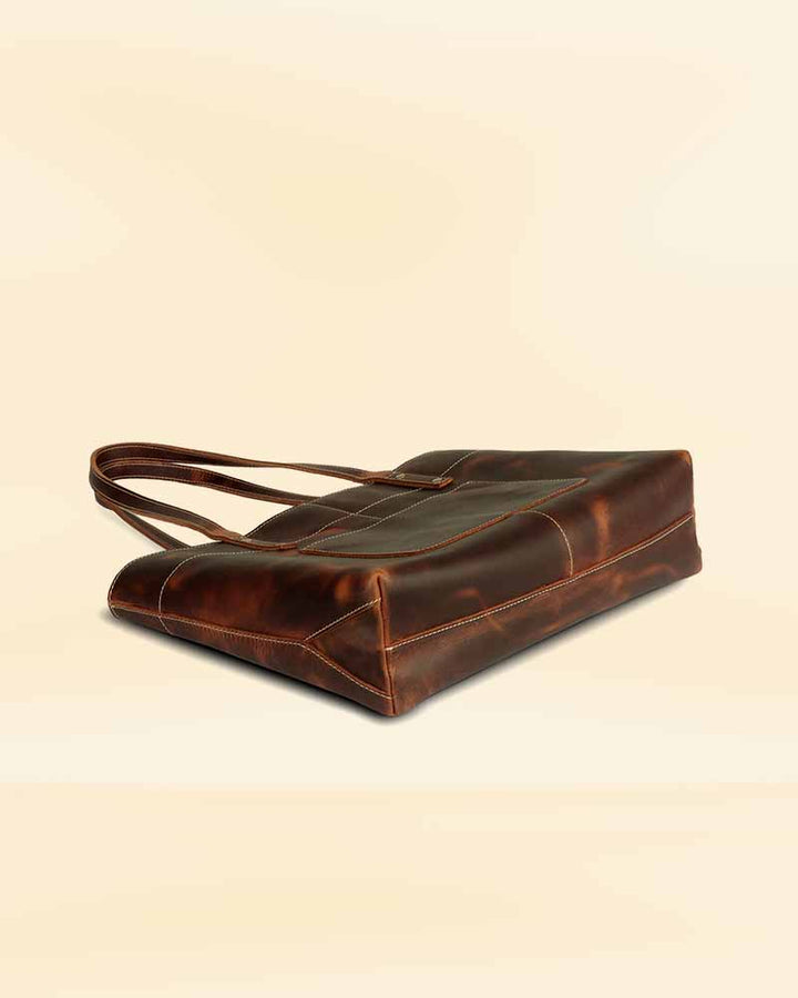 Stylish Leather Tote Bag in UK market