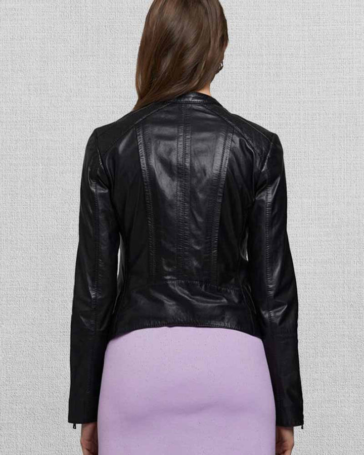 Channel Karlie Kloss's fearless fashion with this leather jacket in UK