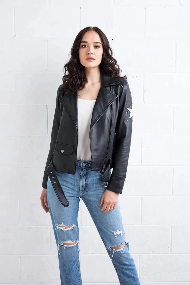 Distinctive leather jacket for a standout look in German market