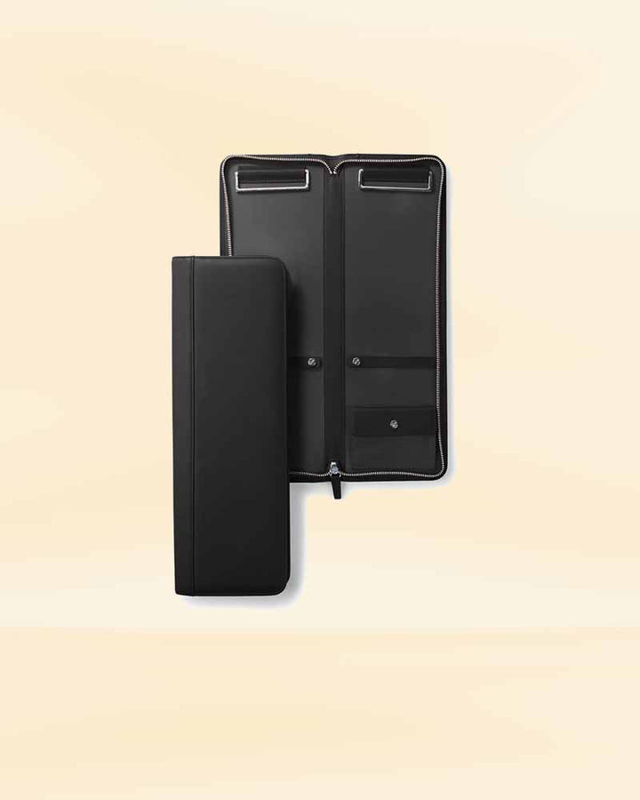 Convenient leather tie case for business trips USA style