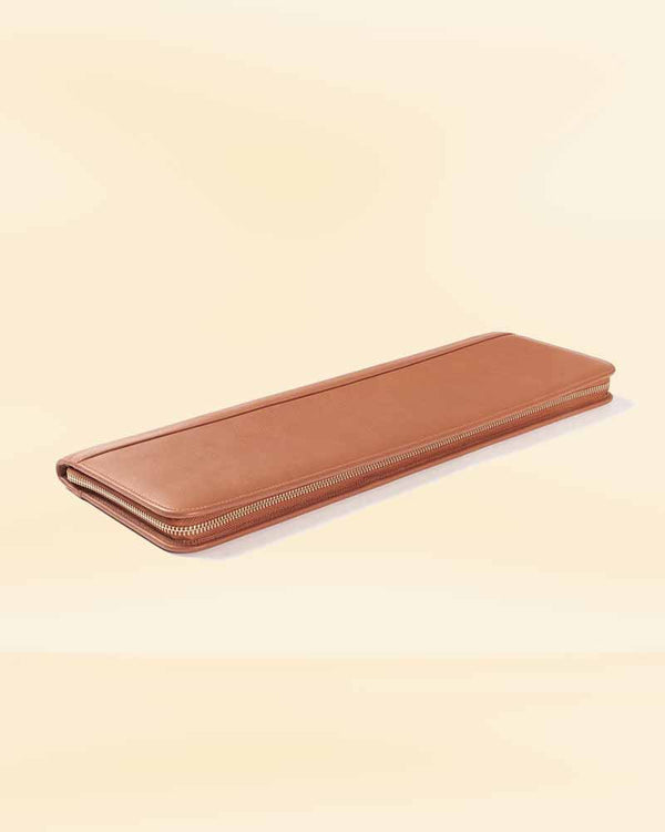 Leather tie storage case in USA 