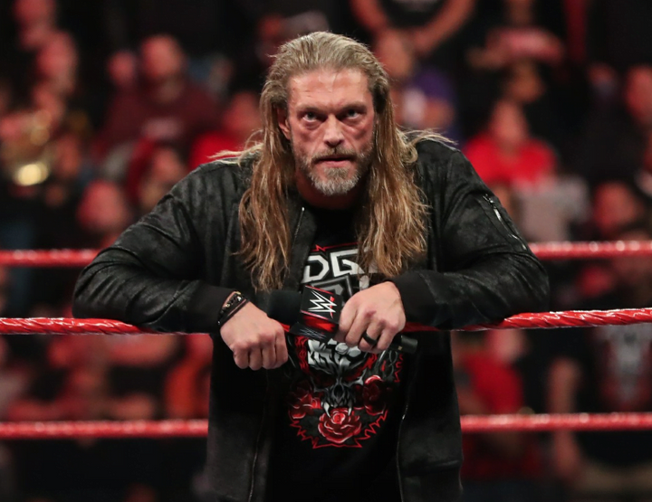 Edge's Black Biker Style Leather Jacket in USA market