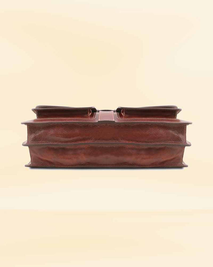 Upgrade your business look with a Ragusa leather briefcase
