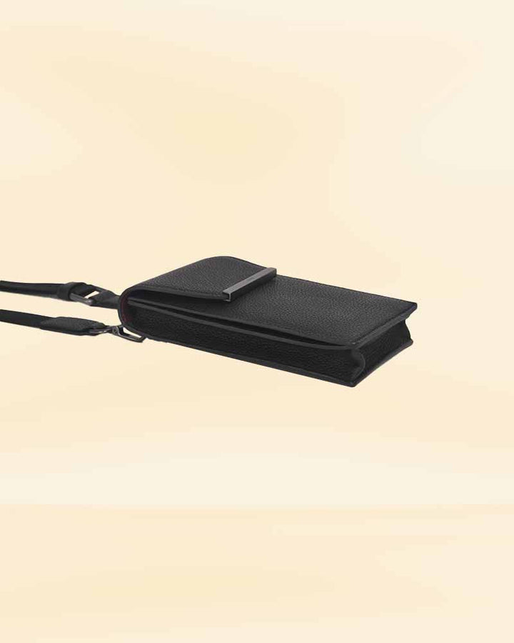 Fits in pocket, holds mobile and cards