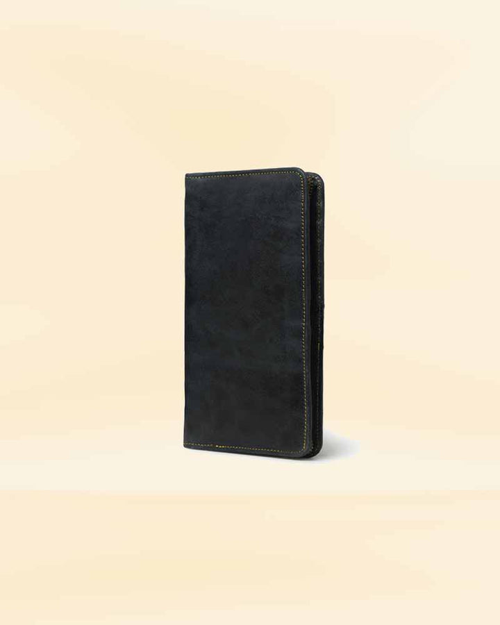 The interior of our leather Multi Purpose bag, designed to keep your items organized and secure for the American market