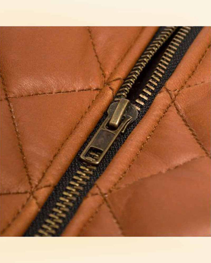 Classic motorcycle jacket with a stylish look