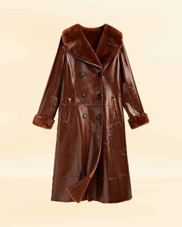 Upgrade your outerwear collection with our  leather coat