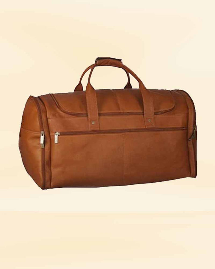 High-quality Leather Duffle Bag and Shaving Kit Combo for the ultimate travel experience